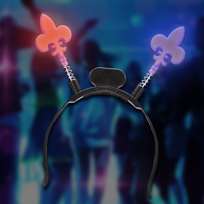 Light-Up Mardi Gras Head Boppers