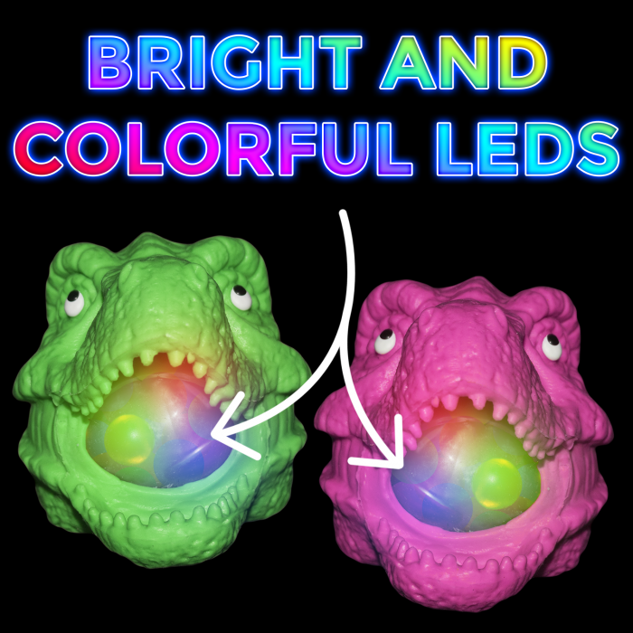 Light-Up Squeeze Dinosaurs