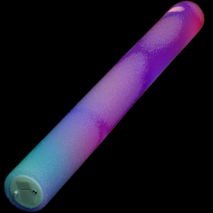 LED Flashing 16 Inch Multi-Color Foam Baton
