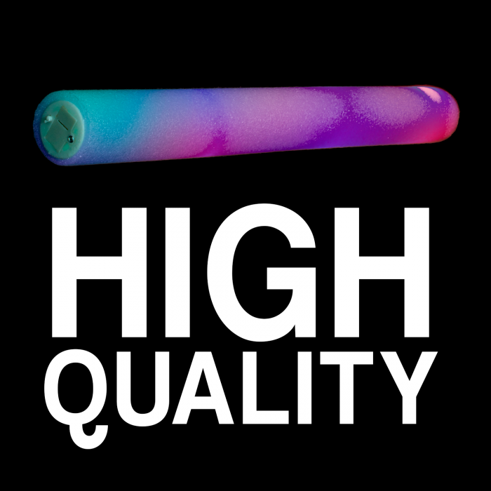 LED Flashing 16 Inch Multi-Color Foam Baton