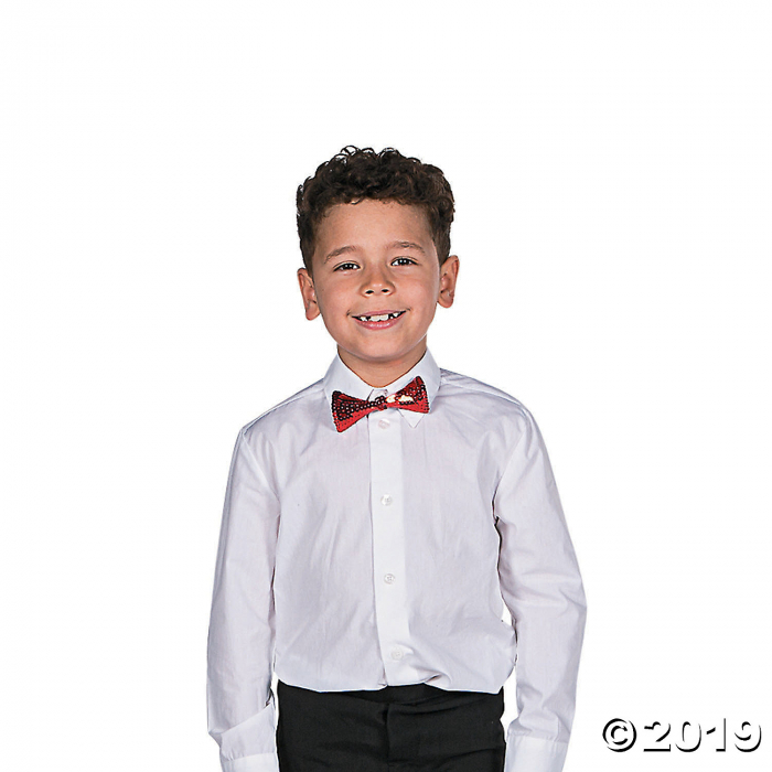 Sparkling Sequin Bow Ties (Per Dozen)