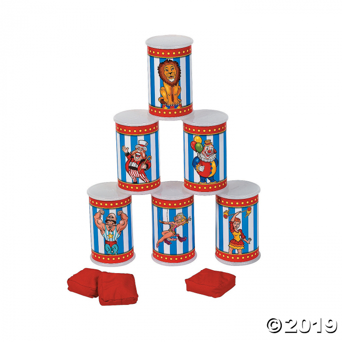 Carnival Can Bean Bag Toss Game (1 Set(s))