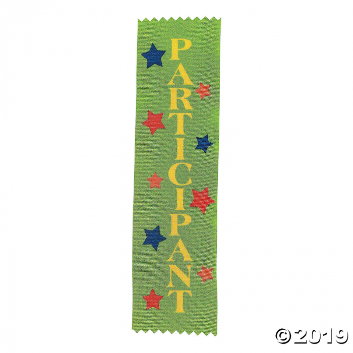 Participant Green Award Ribbons (Per Dozen)