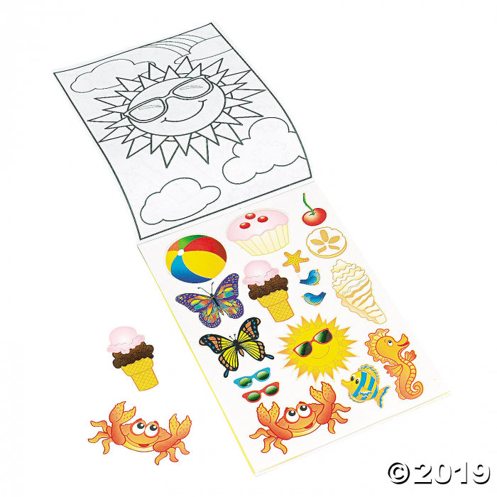 Summertime Fun Coloring Books (24 Piece(s))