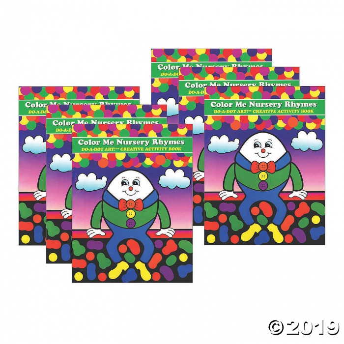Do-A-Dot Art® Color Me Nursery Rhymes Creative Art & Activity Book, Pack of 6 (6 Piece(s))