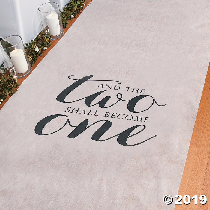 Two Become One Wedding Aisle Runner (1 Roll(s))