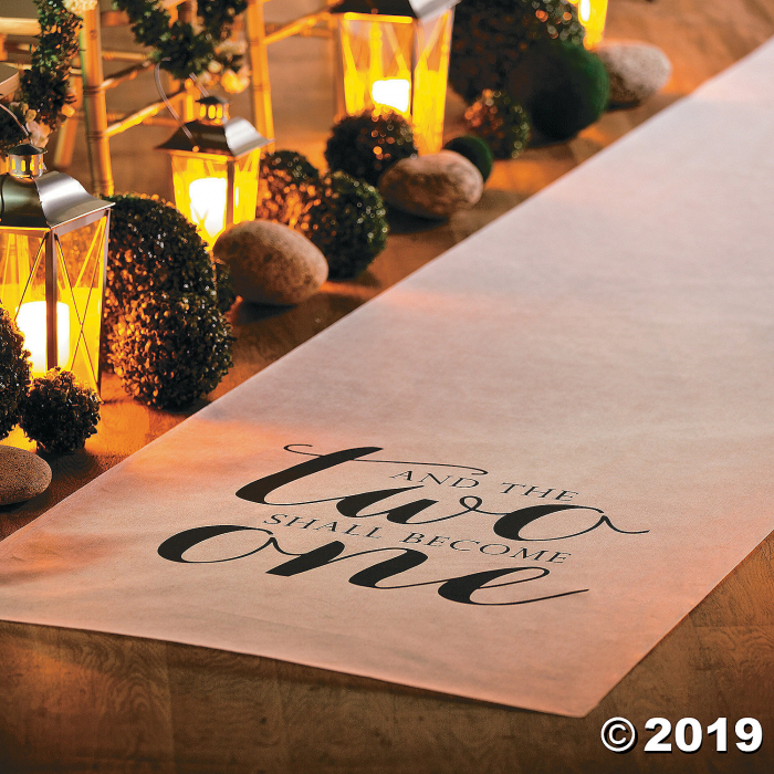 Two Become One Wedding Aisle Runner (1 Roll(s))