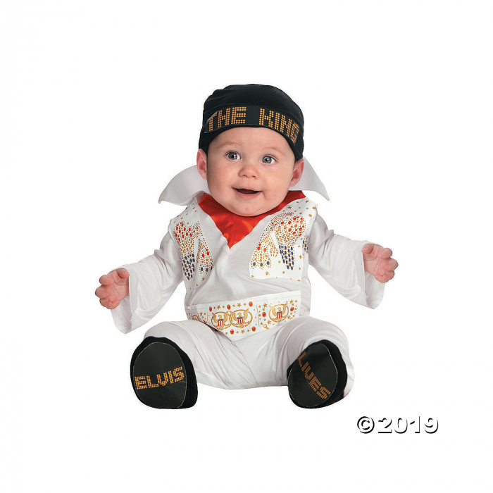Baby Boy's Elvis Presley Costume - 0-6 Months (1 Piece(s))