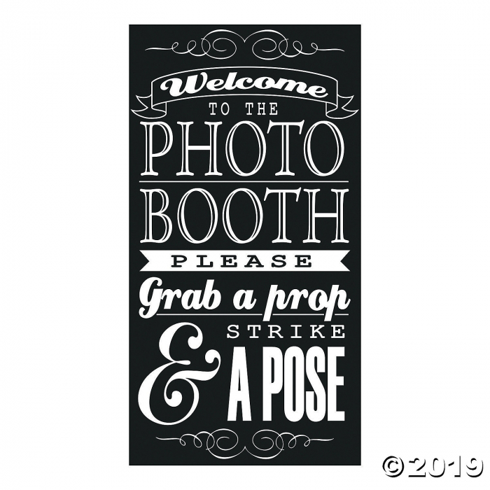 Photo Booth Instructions Wall Decoration (1 Piece(s))