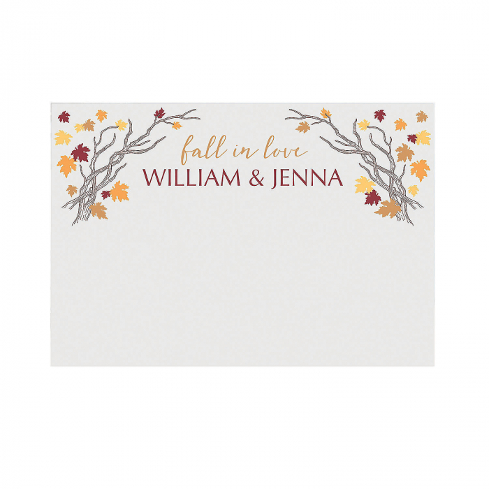 Personalized Fall Wedding Photo Booth Backdrop (1 Piece(s))
