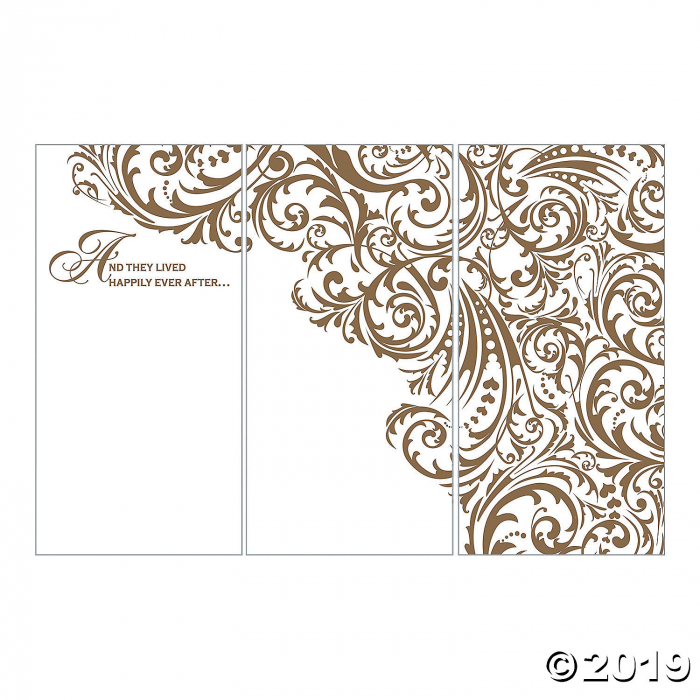 Happily Ever After Wedding Backdrop Banner (1 Set(s))