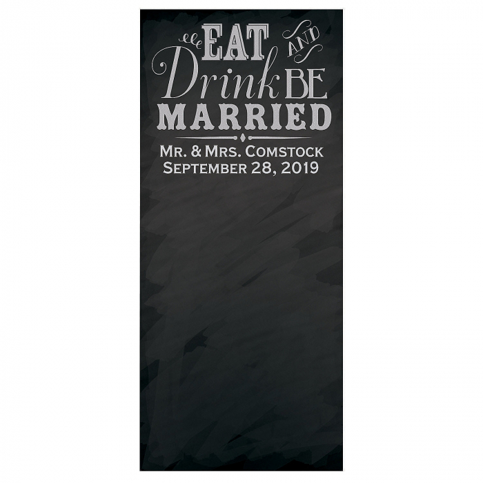 Personalized Wedding Chalkboard Photo Booth Backdrop (1 Piece(s))