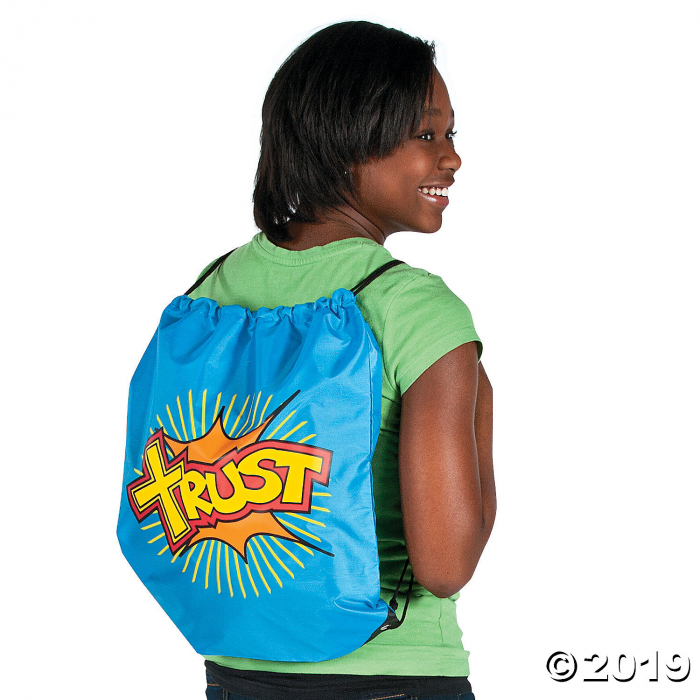 Large Fantastic Faith Drawstring Bags (Per Dozen)
