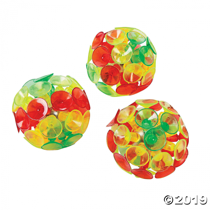 Light-Up Suction Cup Balls (Per Dozen)