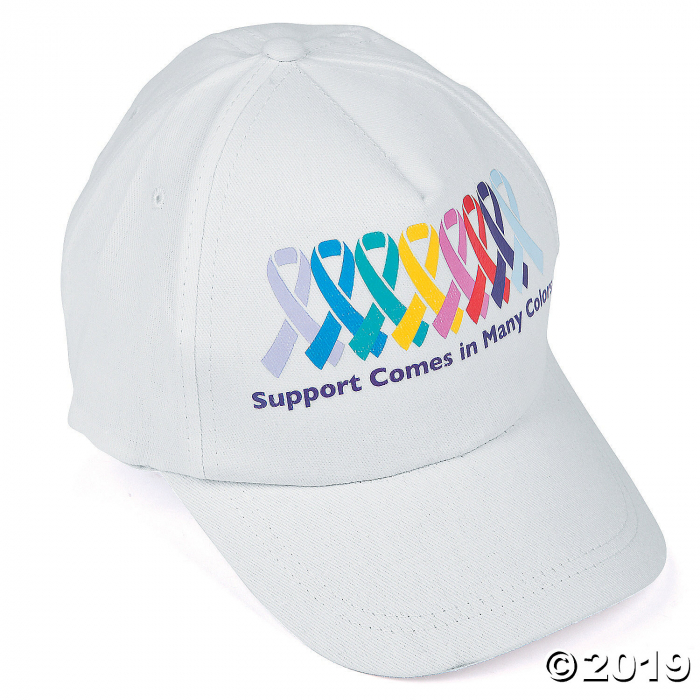 Cancer Awareness Baseball Caps (Per Dozen)