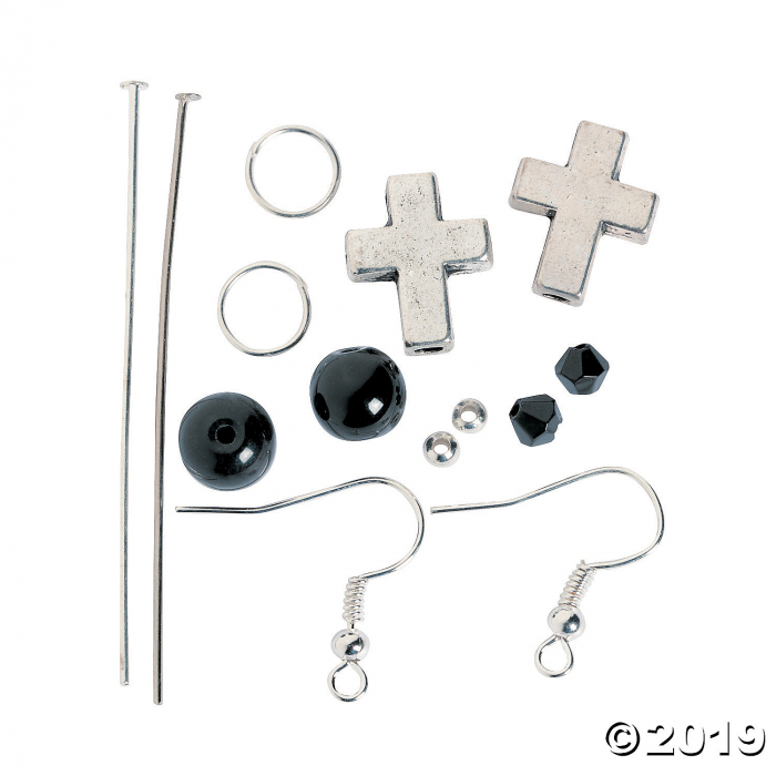 Small Cross Earring Craft Kit (6 Pair)