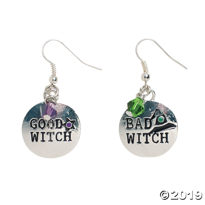 Good Witch/Bad Witch Earrings Craft Kit (6 Pair)