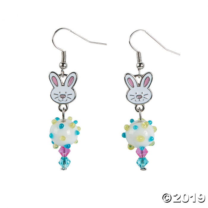 Easter Bunny Earrings Craft Kit (6 Pair)
