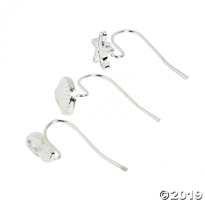 Summer Slide-a-Charm Earring Posts (Per Dozen)