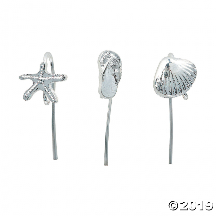 Summer Slide-a-Charm Earring Posts (Per Dozen)