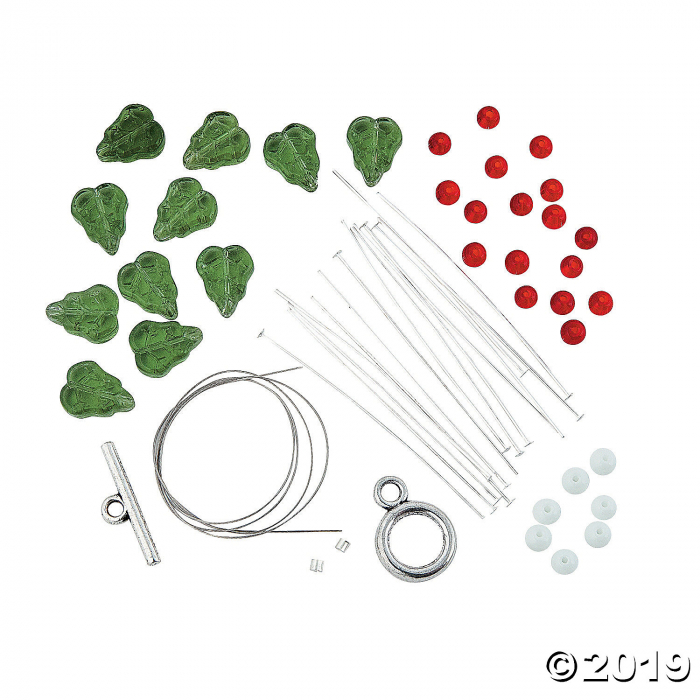 Holly Beaded Bracelet Kit (Makes 3)