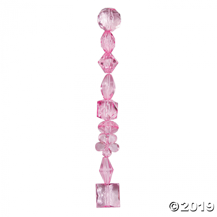 Pink Bead Assortment - 12mm - 15mm (200 Piece(s))