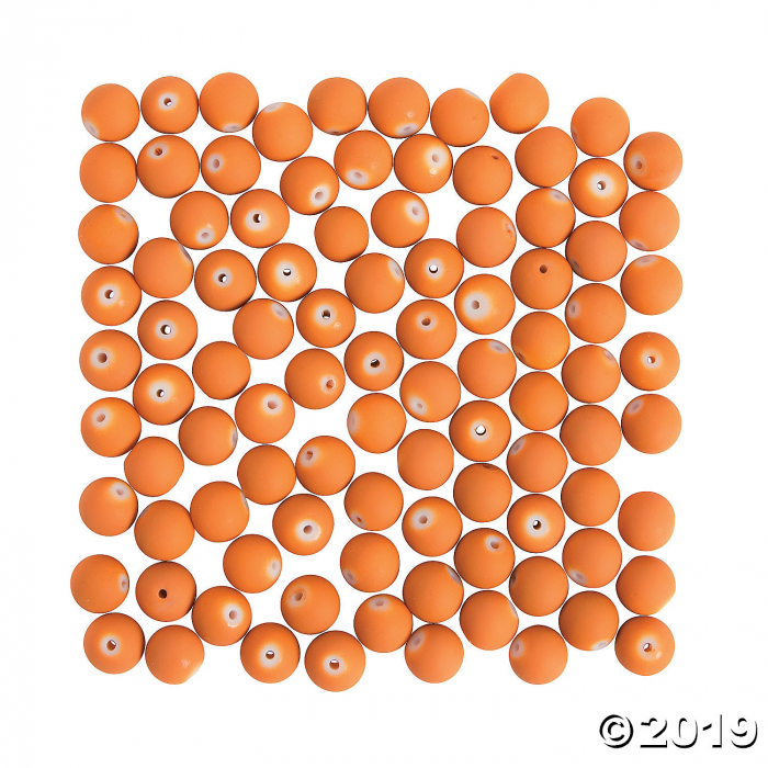 Gold Colored Beads - 10mm (100 Piece(s))