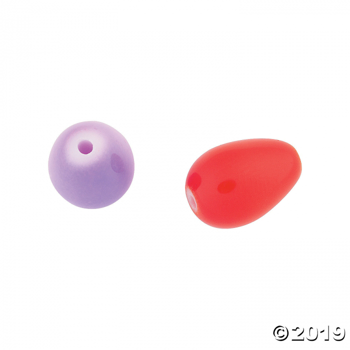 Pastel Easter Egg Beads - 14mm (50 Piece(s))