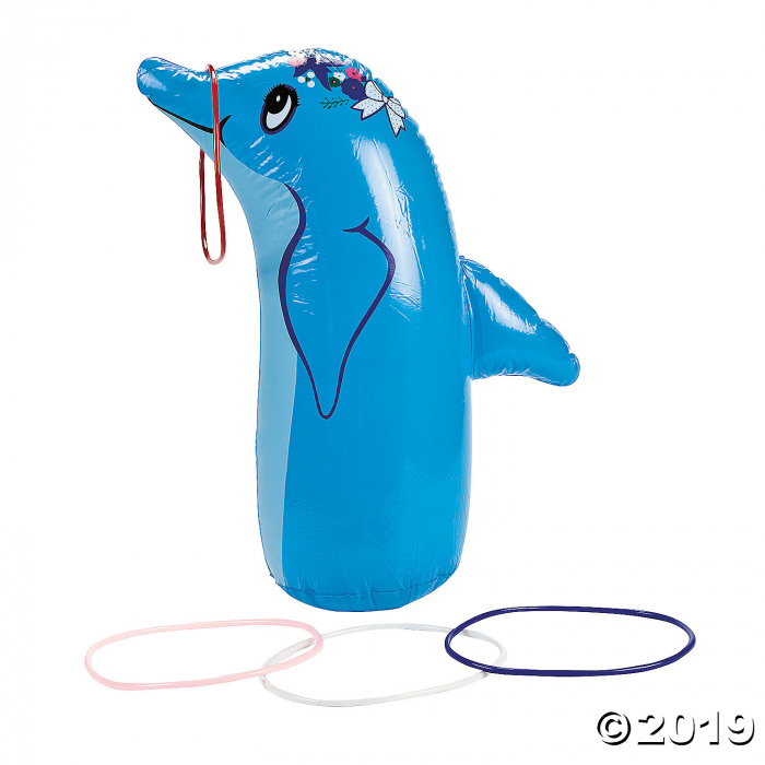 Inflatable Dolphin Ring Toss Game (1 Set(s))