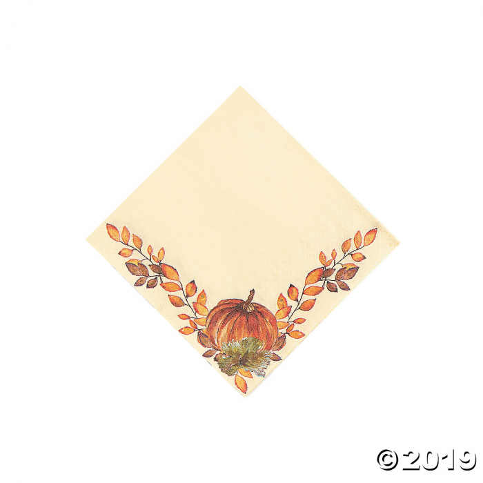 Thank-Fall Beverage Napkins (1 Unit(s))