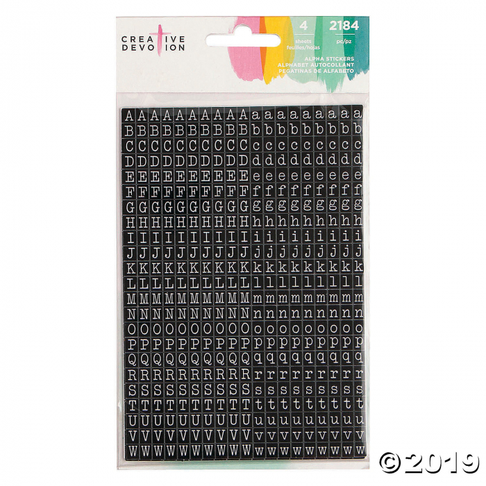 American Crafts Letter Stickers (4 Sheet(s))