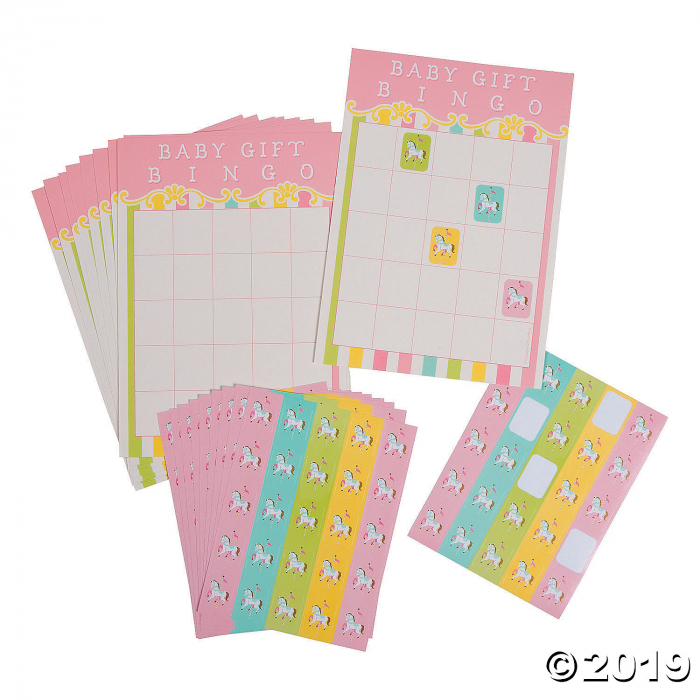 Carousel Baby Shower Bingo Game (1 Set(s))