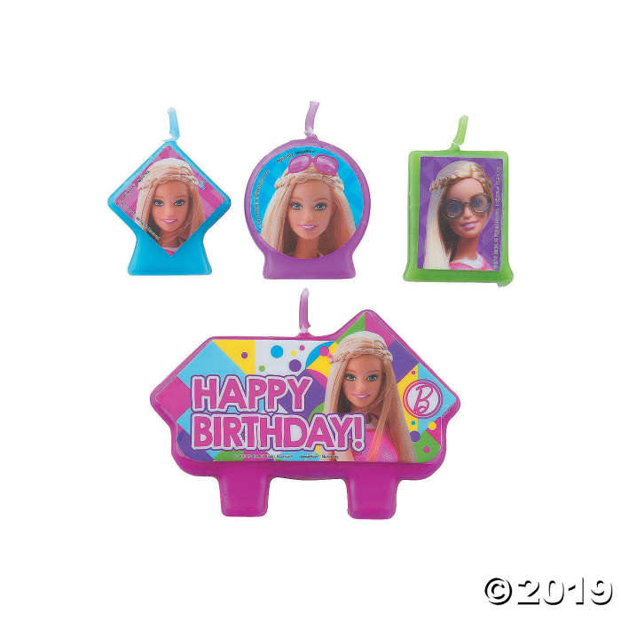Barbie Sparkle Birthday Candle Set (4 Piece(s))