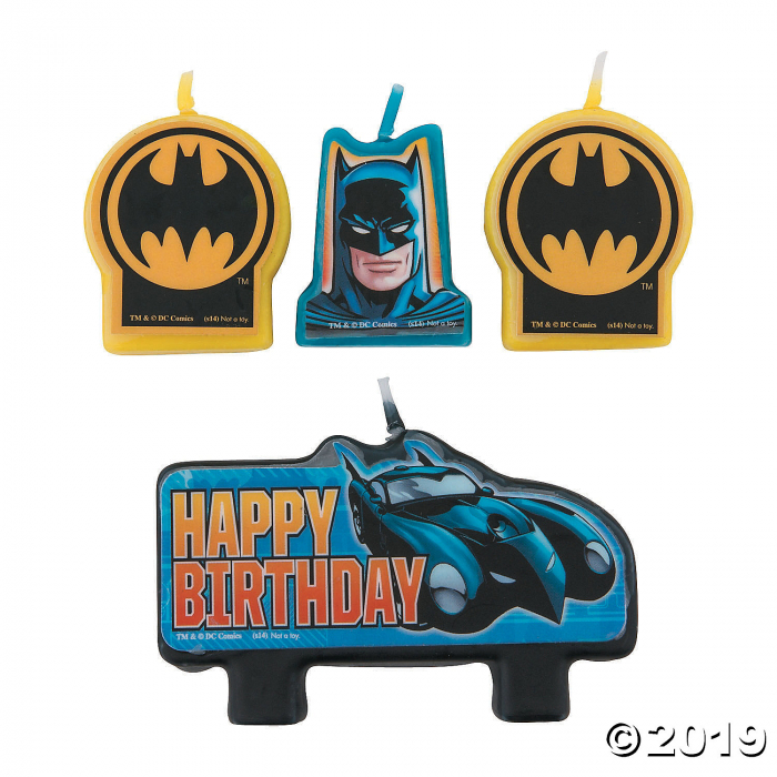 Batman Birthday Candles (4 Piece(s))