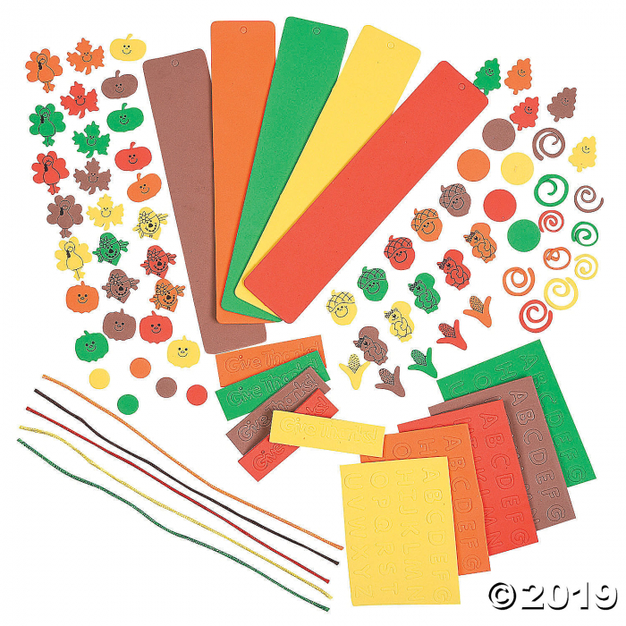 Fabulous Foam Fall Bookmarks (Makes 24)