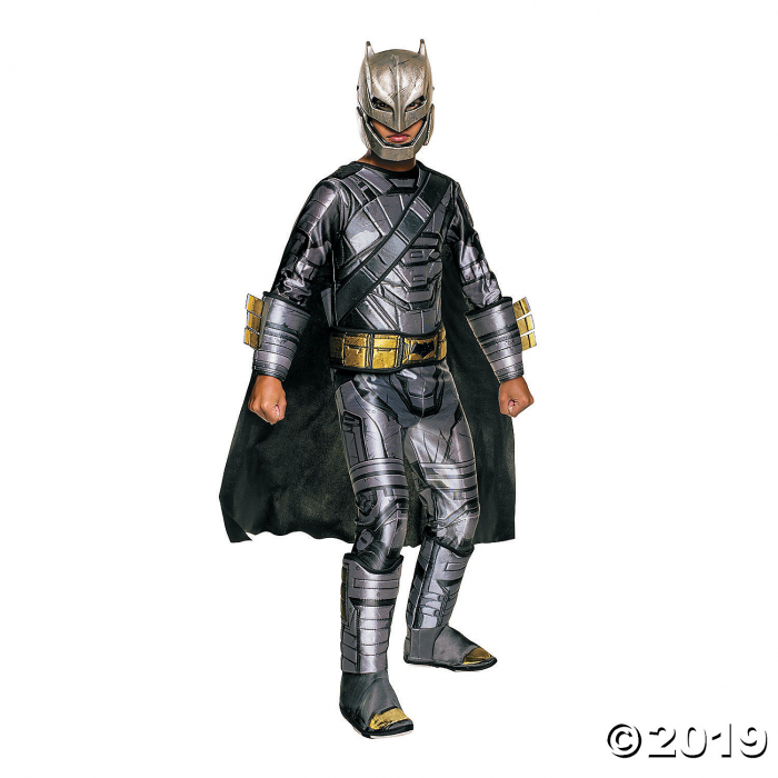 Boy's Armored Deluxe Muscle Chest Batman Costume - Small (1 Piece(s))