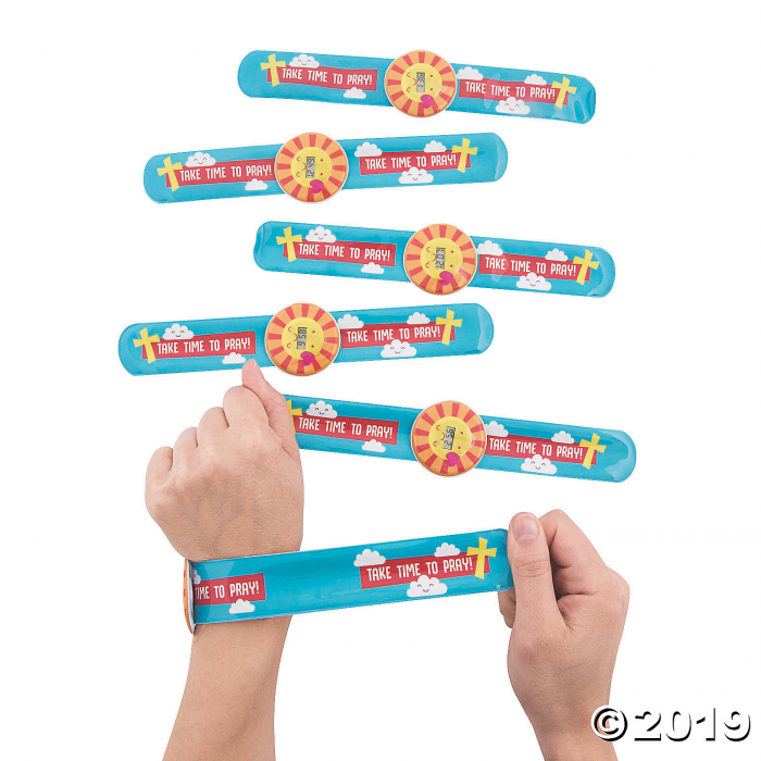 Religious Slap Bracelet Watches (Per Dozen)