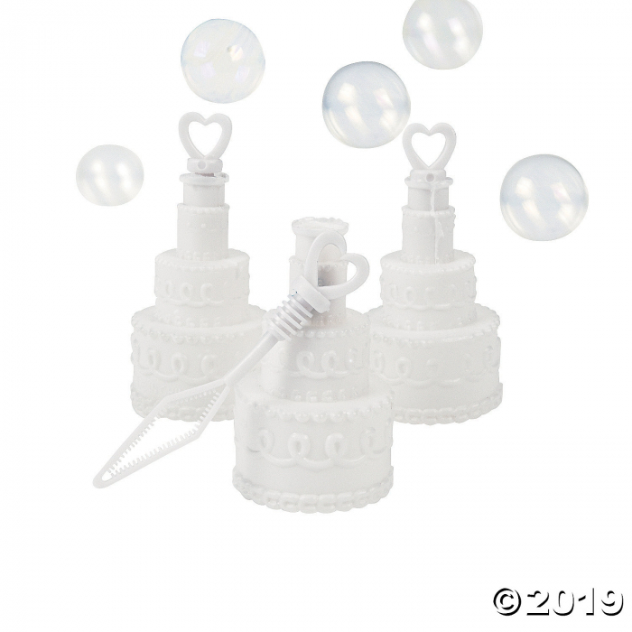 Wedding Cake Bubble Bottles (24 Piece(s))