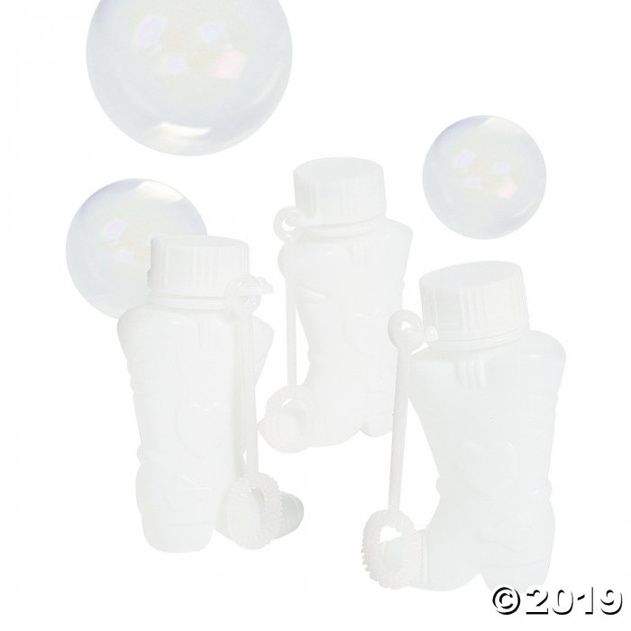 Cowboy Boot Wedding Bubbles (24 Piece(s))