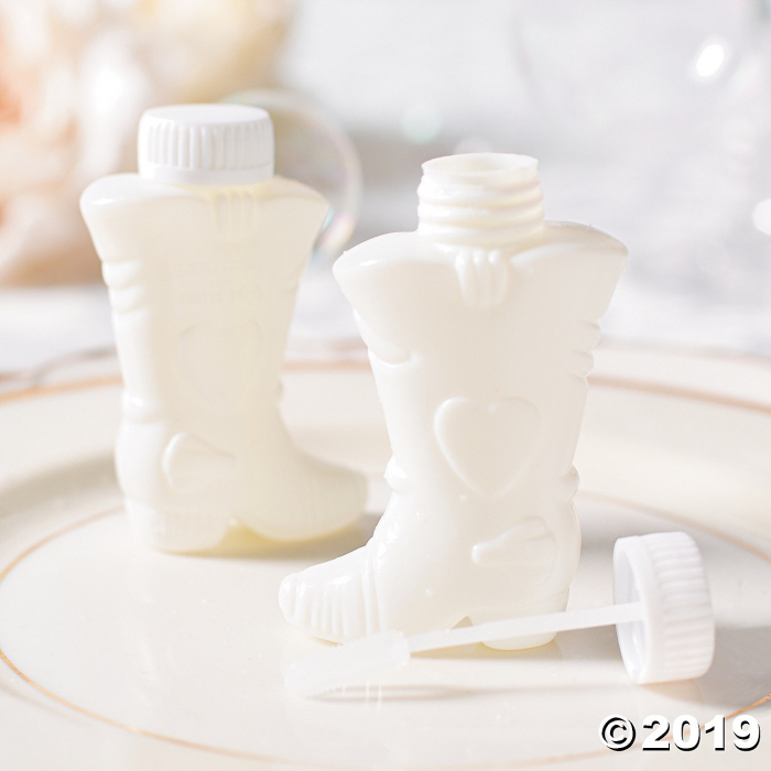 Cowboy Boot Wedding Bubbles (24 Piece(s))