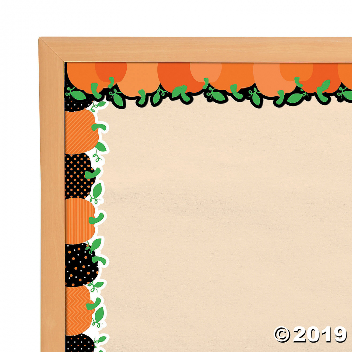 Pumpkin Bulletin Board Borders (Per Dozen)