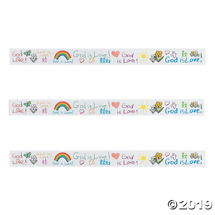 Carson-Dellosa® Kid-Drawn God Is Love Bulletin Board Border (1 Set(s))