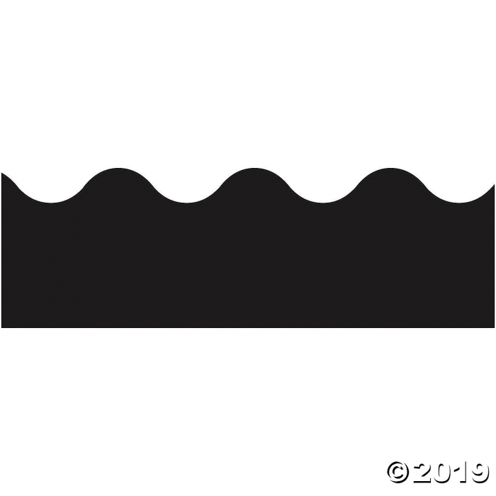 Black Scalloped Bulletin Board Borders (1 Set(s))