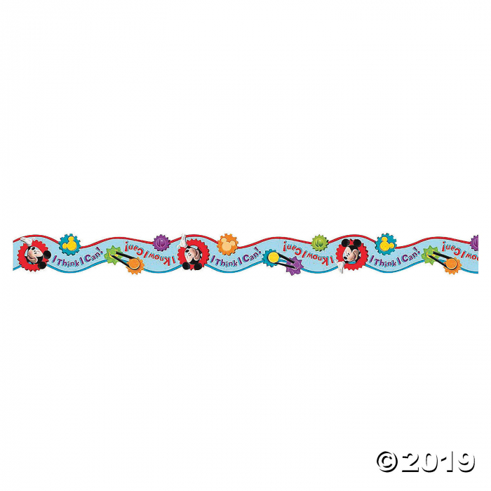 Eureka® Mickey Mouse Clubhouse® I Think I Can Wide Bulletin Board Borders (Per Dozen)