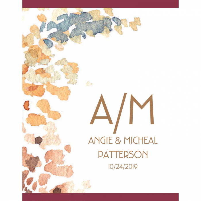 Personalized Sweet Fall Wine Bottle Labels (Per Dozen)