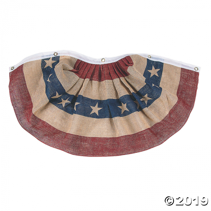 Burlap Patriotic Bunting (1 Piece(s))