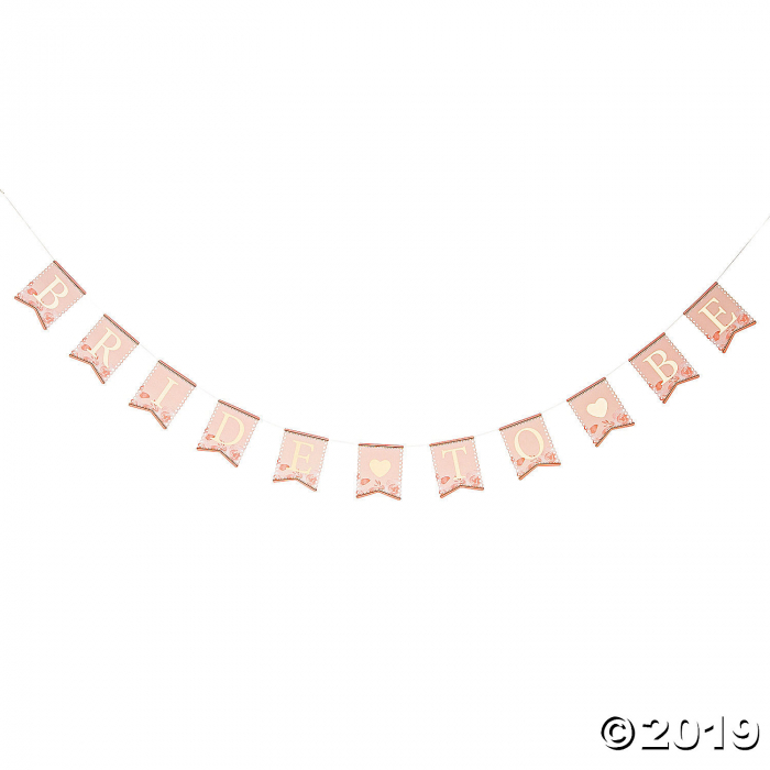 Lillian Rose Pink & Gold Bride-to-Be Bunting