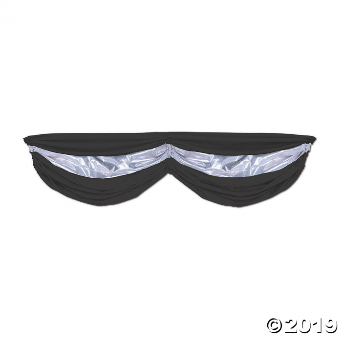 Black & Silver Bunting (1 Piece(s))