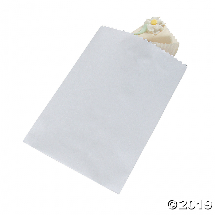 White Cake Treat Bags (50 Piece(s))