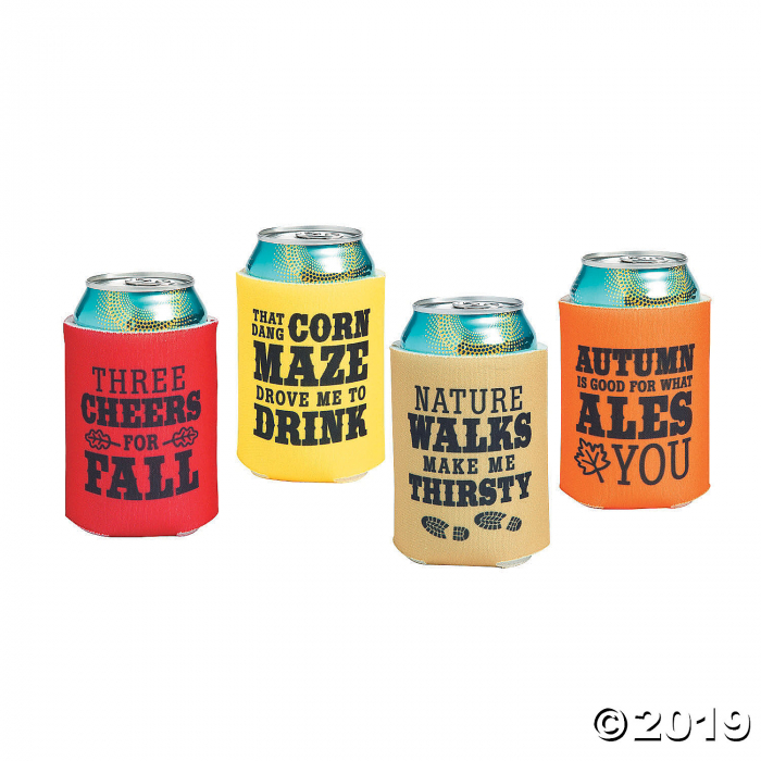 Fall Sayings Can Covers (Per Dozen)